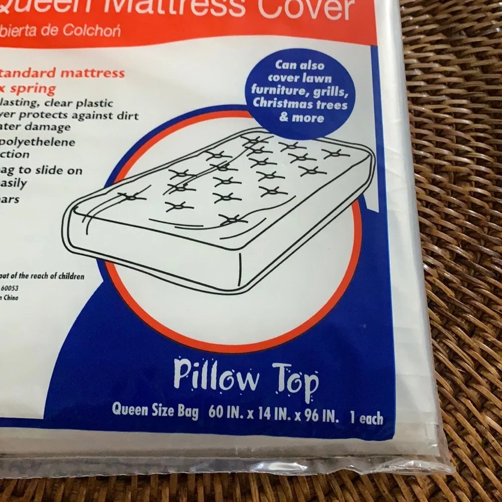 Queen Mattress Cover Pillow Top Fits Standard mattress or Box Spring 60x14x96